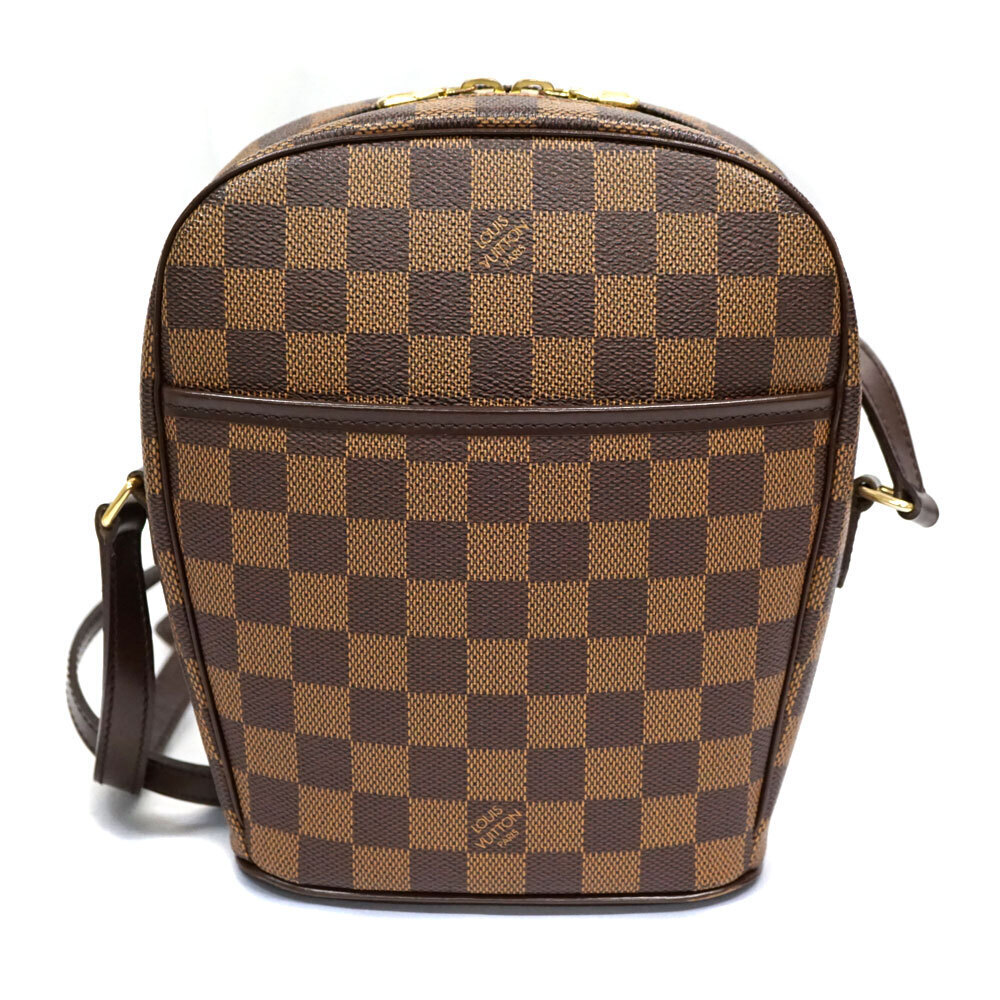 LOUIS VUITTON Ipanema Shoulder Bag Damier Ebene Brown